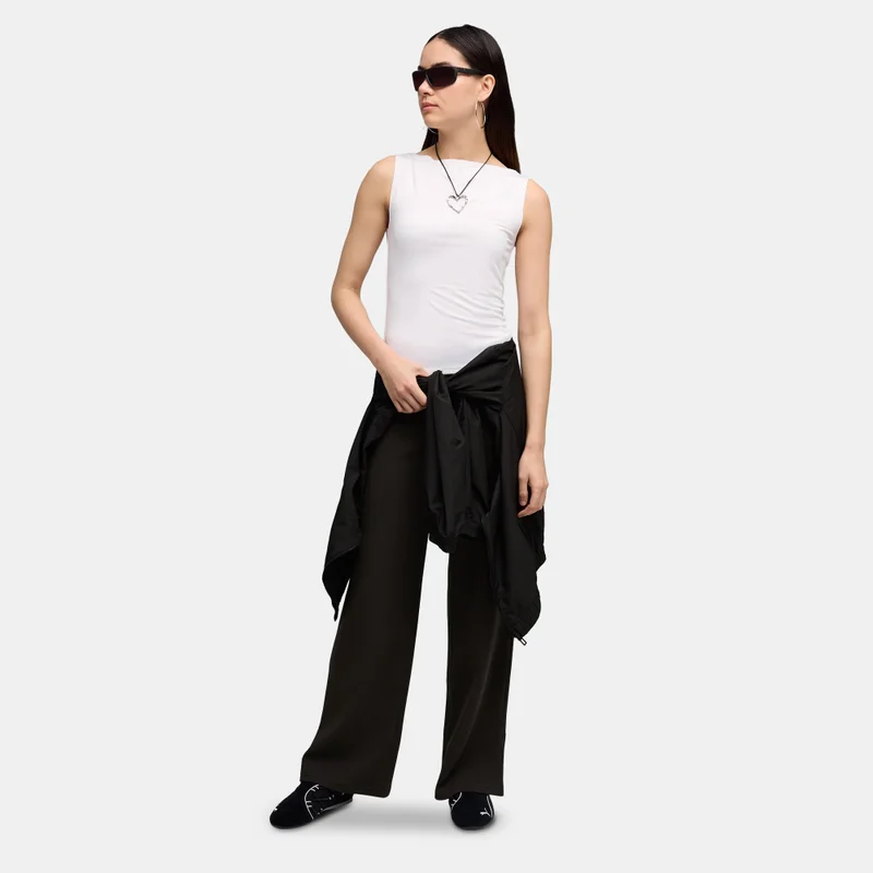 PUMA Black Women's Essentials Straight Pants for Women | Best Price UAE